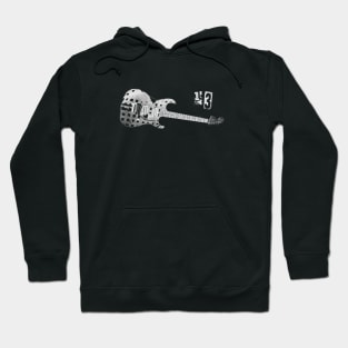 13 Guitar (negative) Hoodie